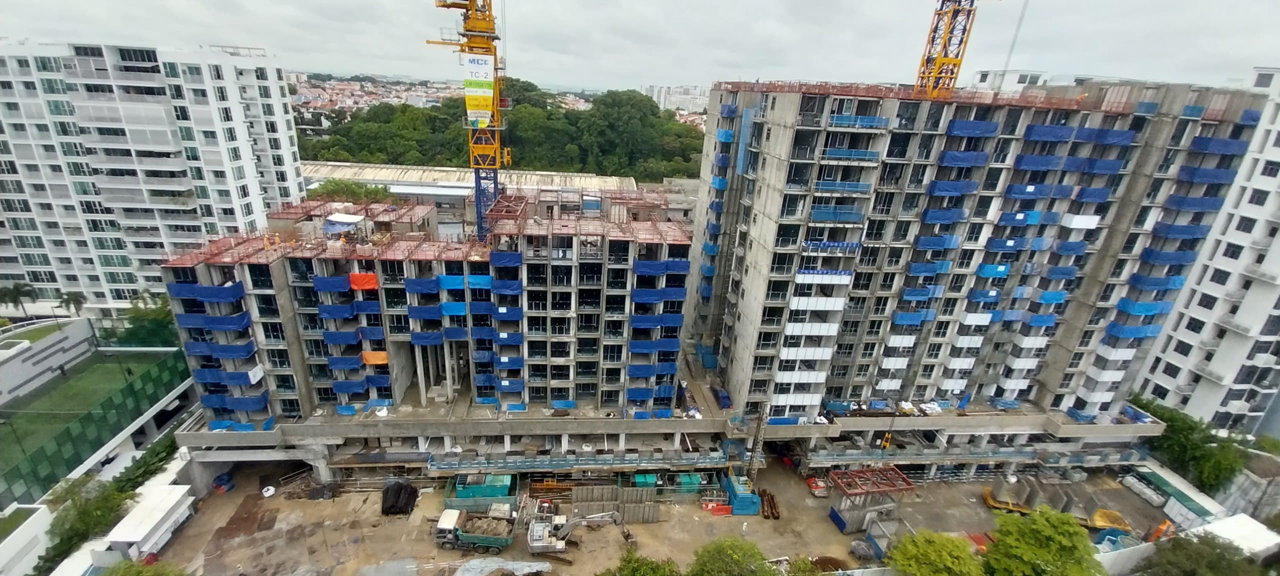 Construction Progress - Sceneca Residence - MCC Singapore